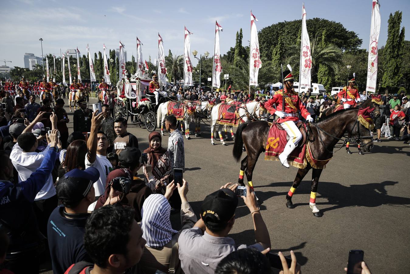 Yakarta celebra el 71 aniversario de la independencia de Indonesia