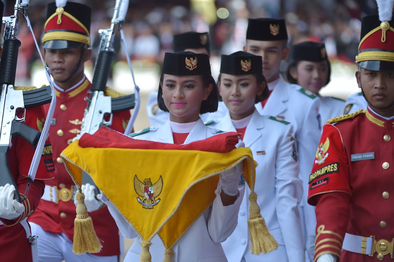 Yakarta celebra el 71 aniversario de la independencia de Indonesia