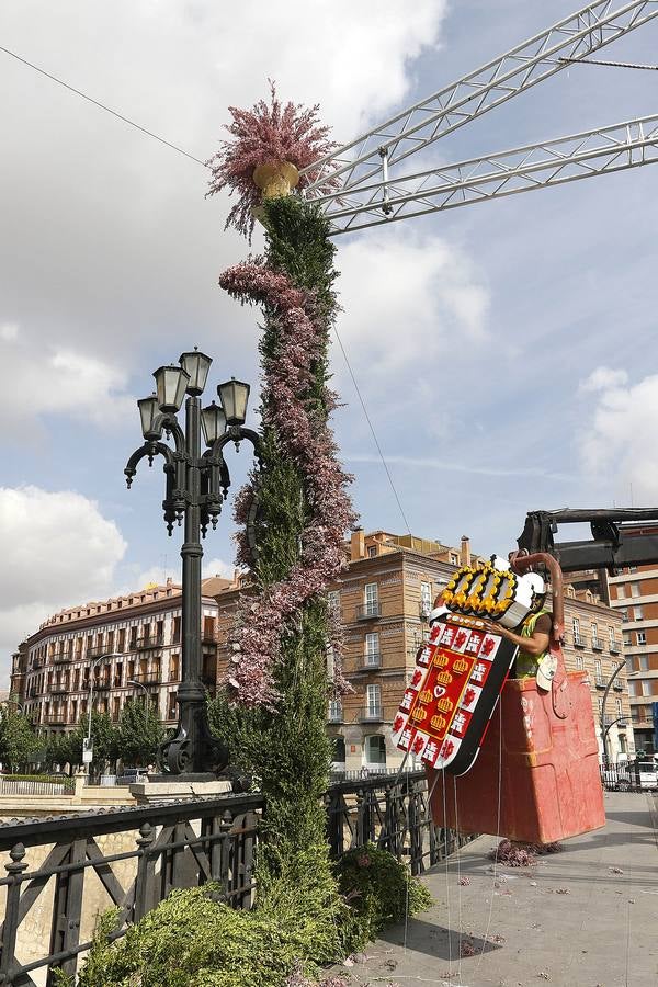Arcos florares para recibir a la Virgen de la Fuensanta