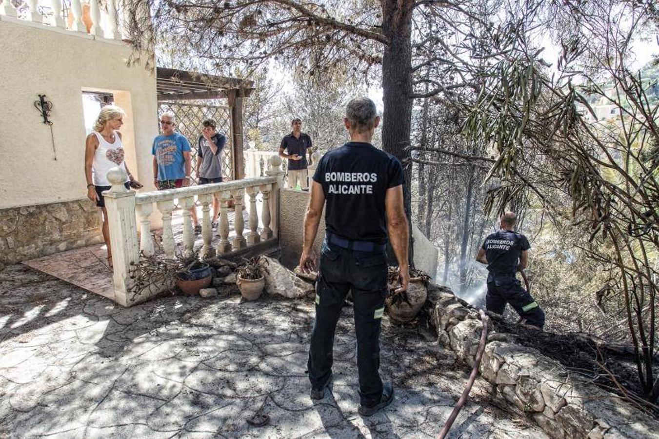 Xàbia y Benitatxell, calcinadas tras el incendio