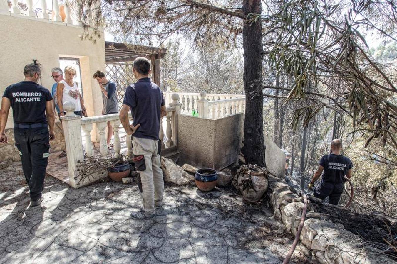 Xàbia y Benitatxell, calcinadas tras el incendio