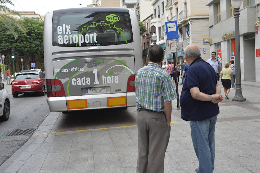 Nuevo  autobús desde Elche al aeropuerto