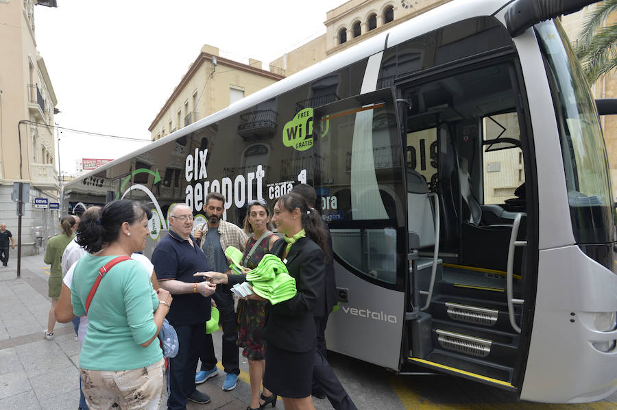 Nuevo  autobús desde Elche al aeropuerto