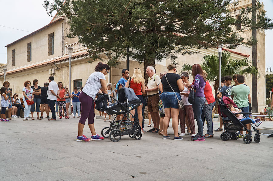 Protesta por el trasnporte escolar en Benejúzar