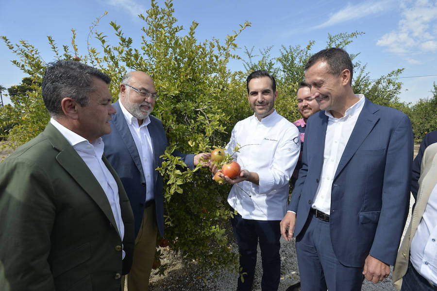 Corte de la granada mollar por el chef Mario Sandoval