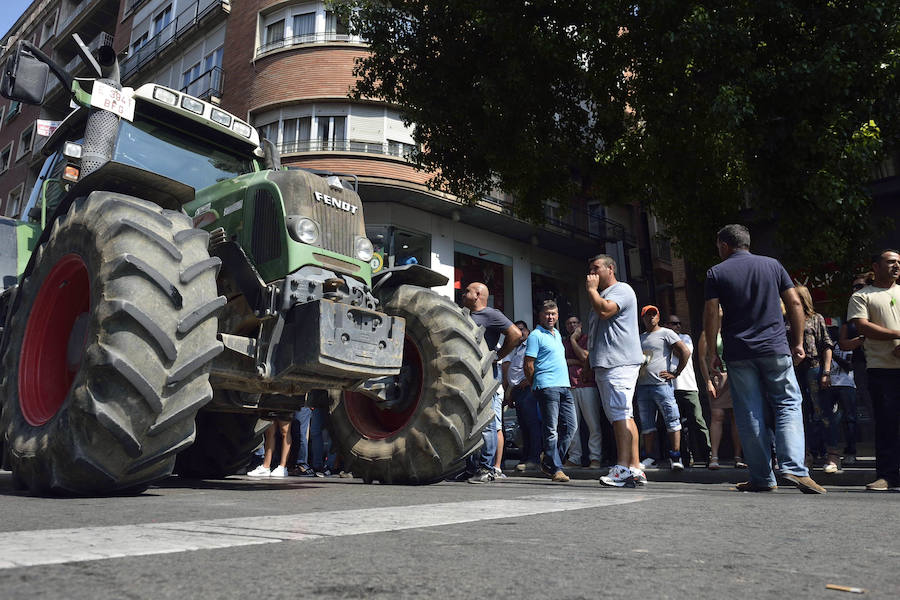 Los tractores toman Gran Vía