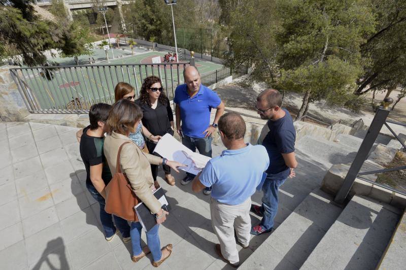 Patricia Macià visita el colegio público Baix Vinalopó