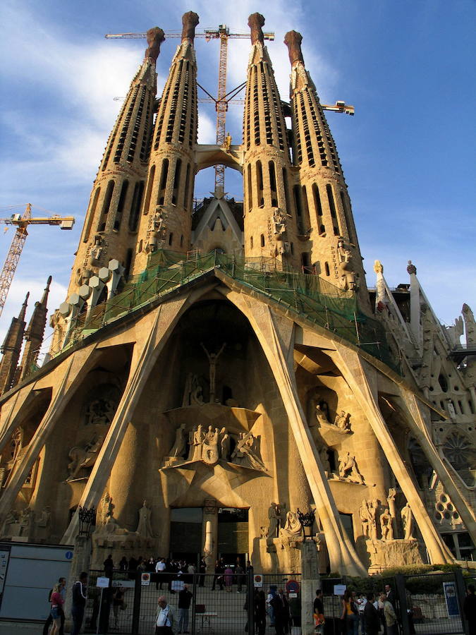 La Sagrada Familia de Barcelona.