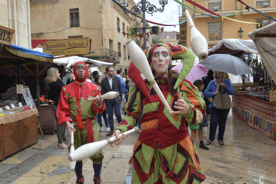 Mercado medieval pasado por agua