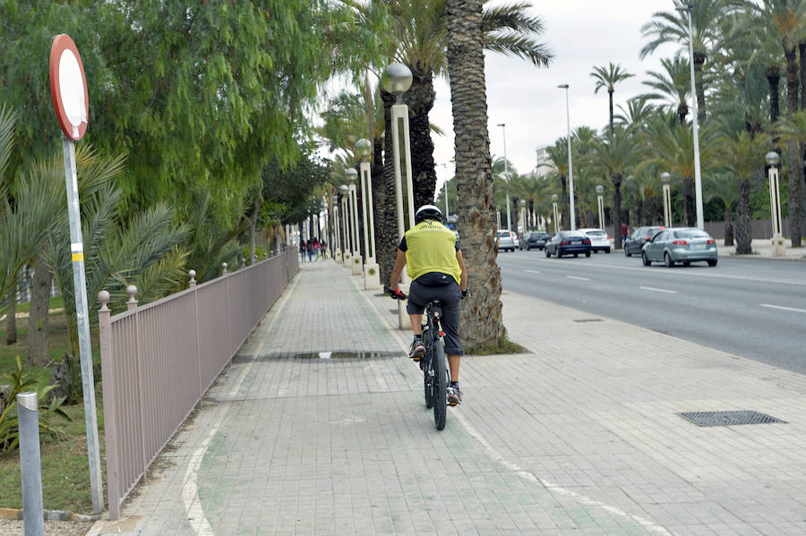 Eliminarán el punto negro del carril bici junto a la Estación y la UMH