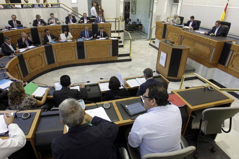 Las imágenes del último pleno de la Diputación