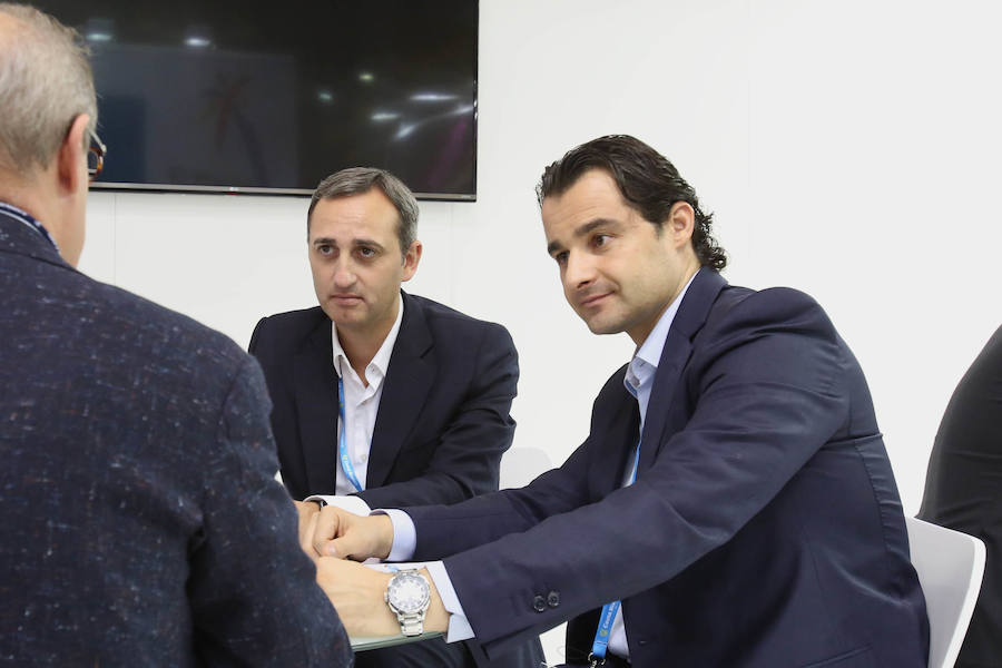 César Sánchez en la feria World Travel Market de Londres