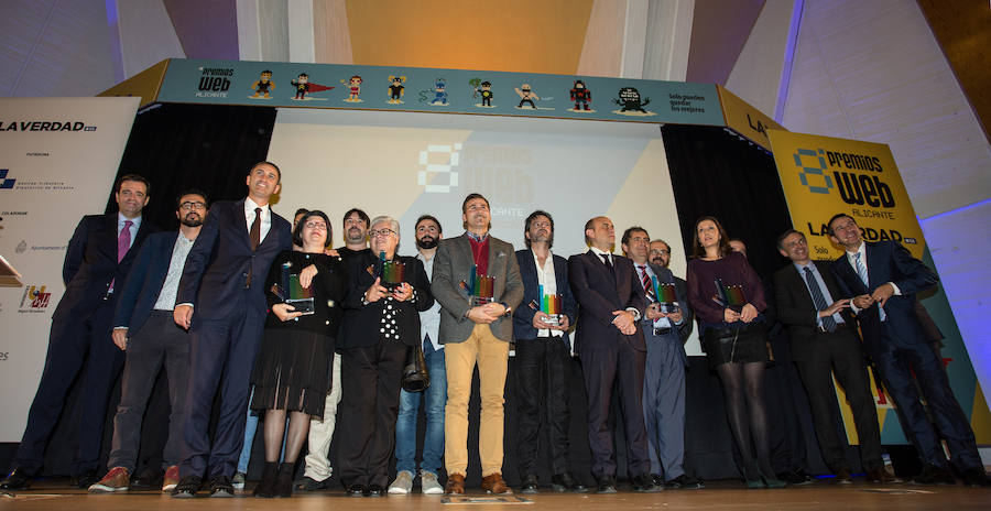 Gala de los VIII Premios Web de Alicante (I)