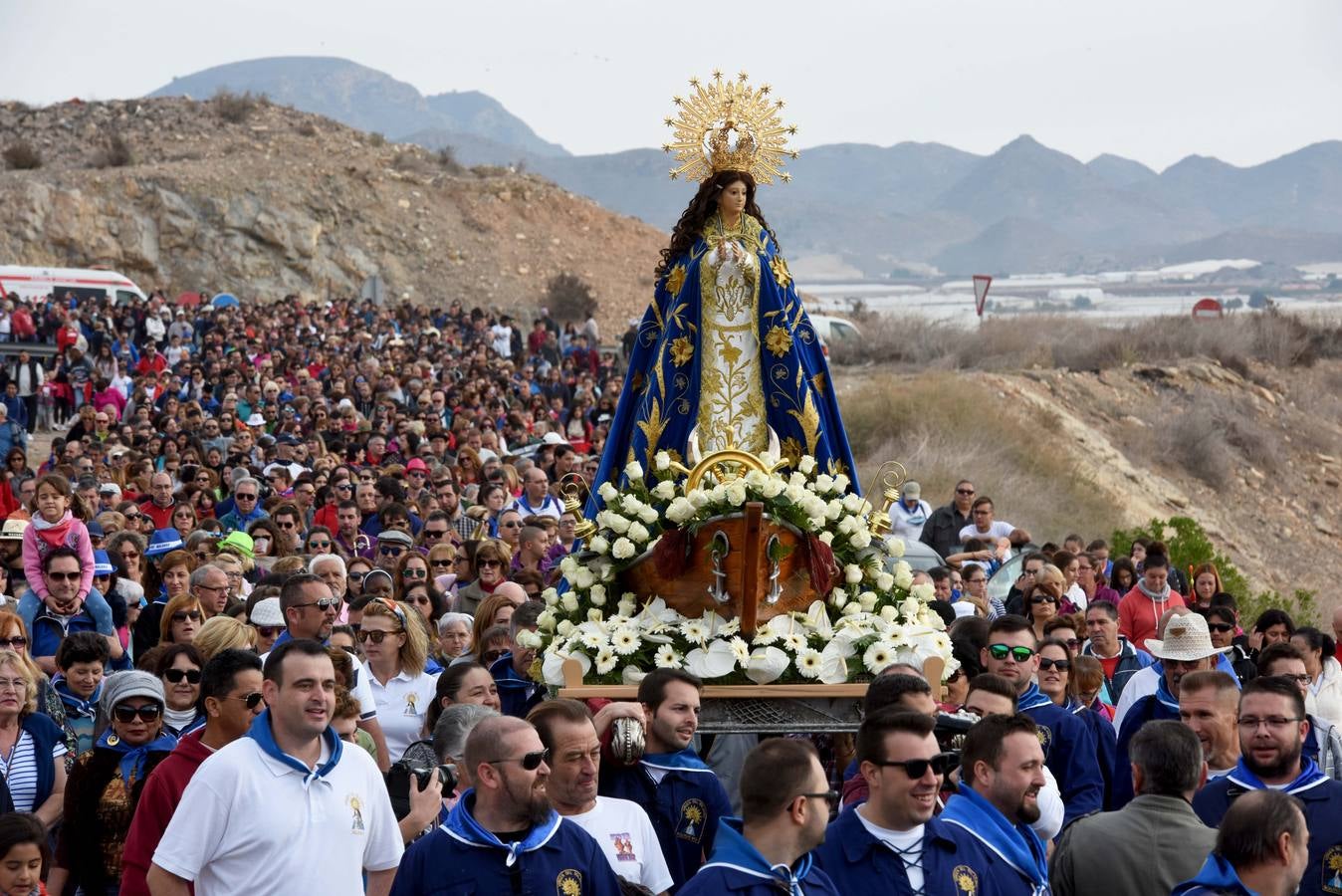 Mazarrón celebra la romería de la Virgen del Milagro