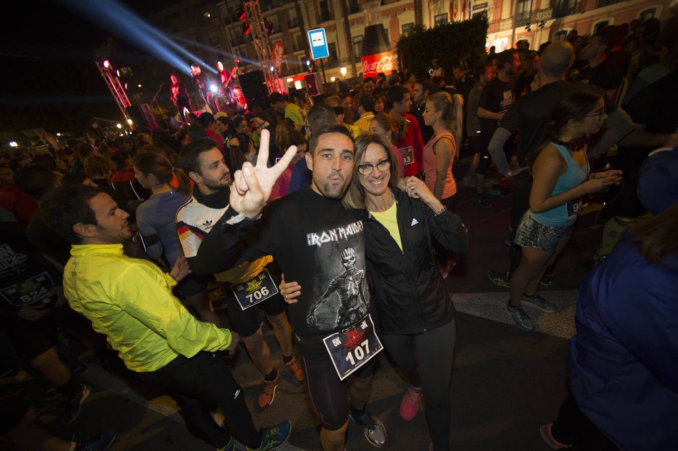 Noche de zapatillas y decibelios