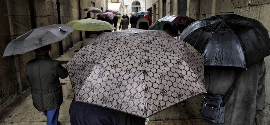 Día de lluvias en Alicante