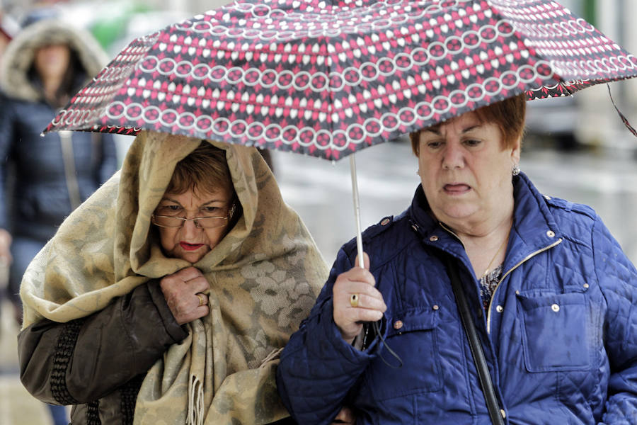 Día de lluvias en Alicante