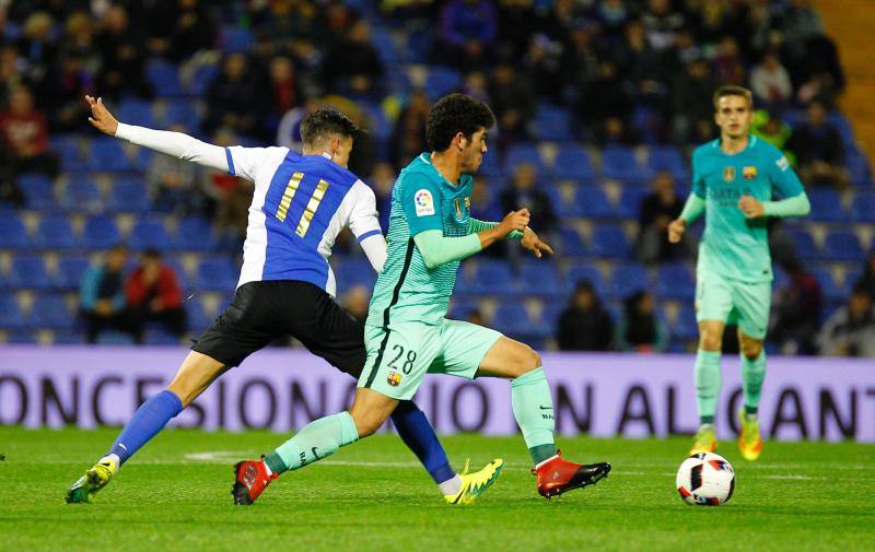 Las mejores imágenes del Hércules - Barcelona (I)