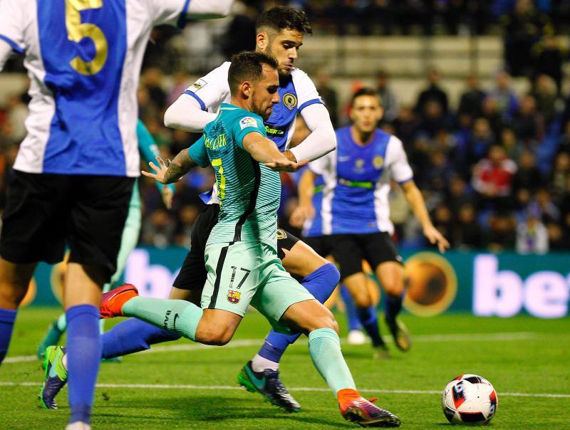 Las mejores imágenes del Hércules - Barcelona (I)