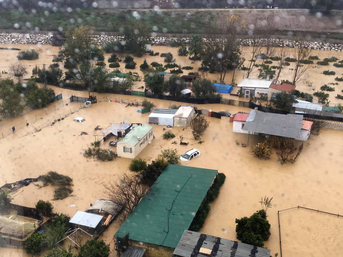 Málaga bajo el agua