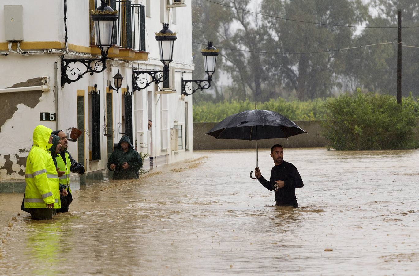 Málaga bajo el agua