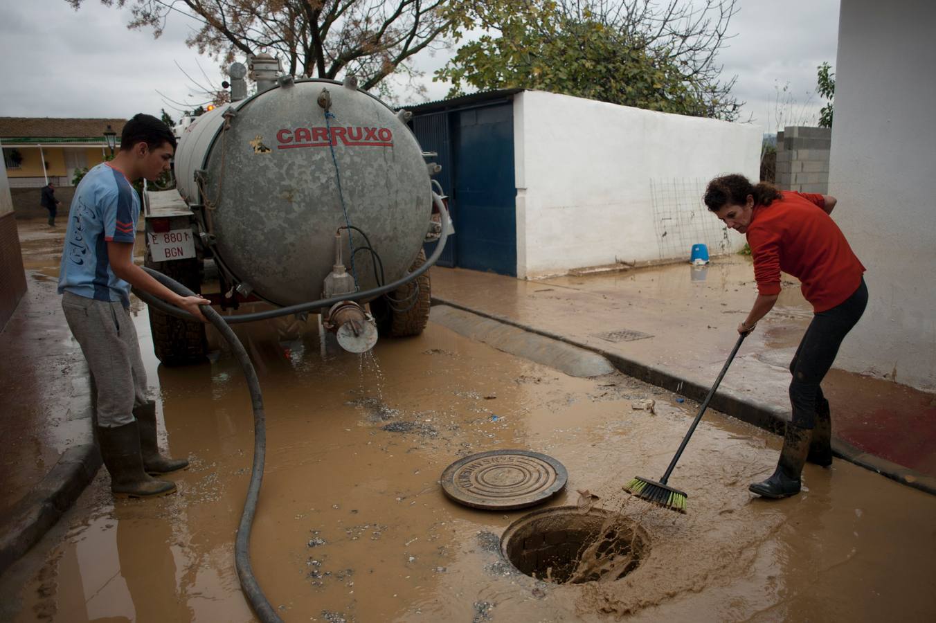 Málaga bajo el agua