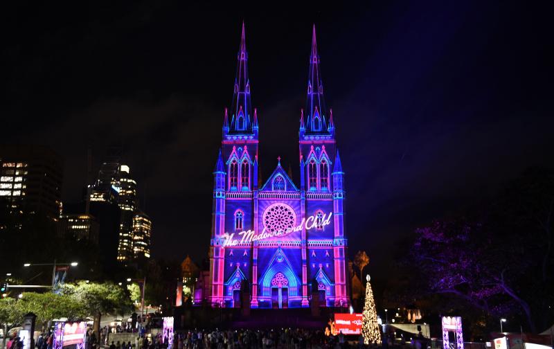 Sidney proyecta la Navidad