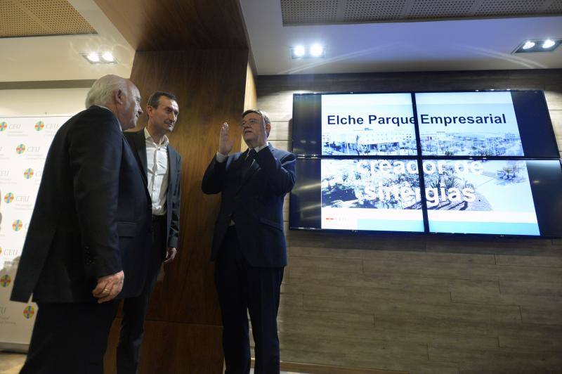 Visita de Ximo Puig al Parque Empresarial de Elche