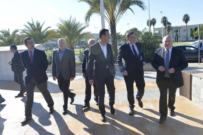 Visita de Ximo Puig al Parque Empresarial de Elche