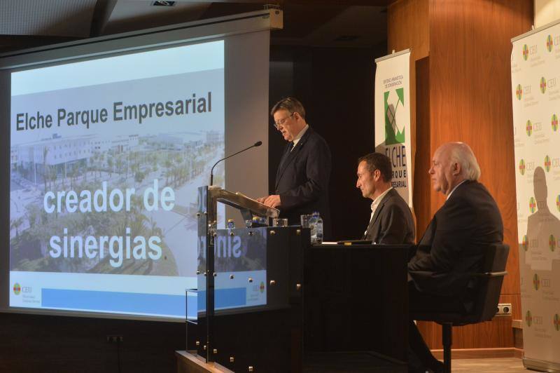 Visita de Ximo Puig al Parque Empresarial de Elche