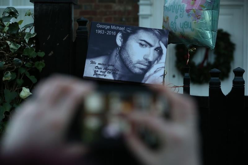 La casa de George Michael, el epicentro de su homenaje