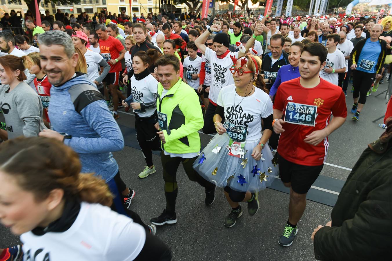 Comenzando la carrera con alegría