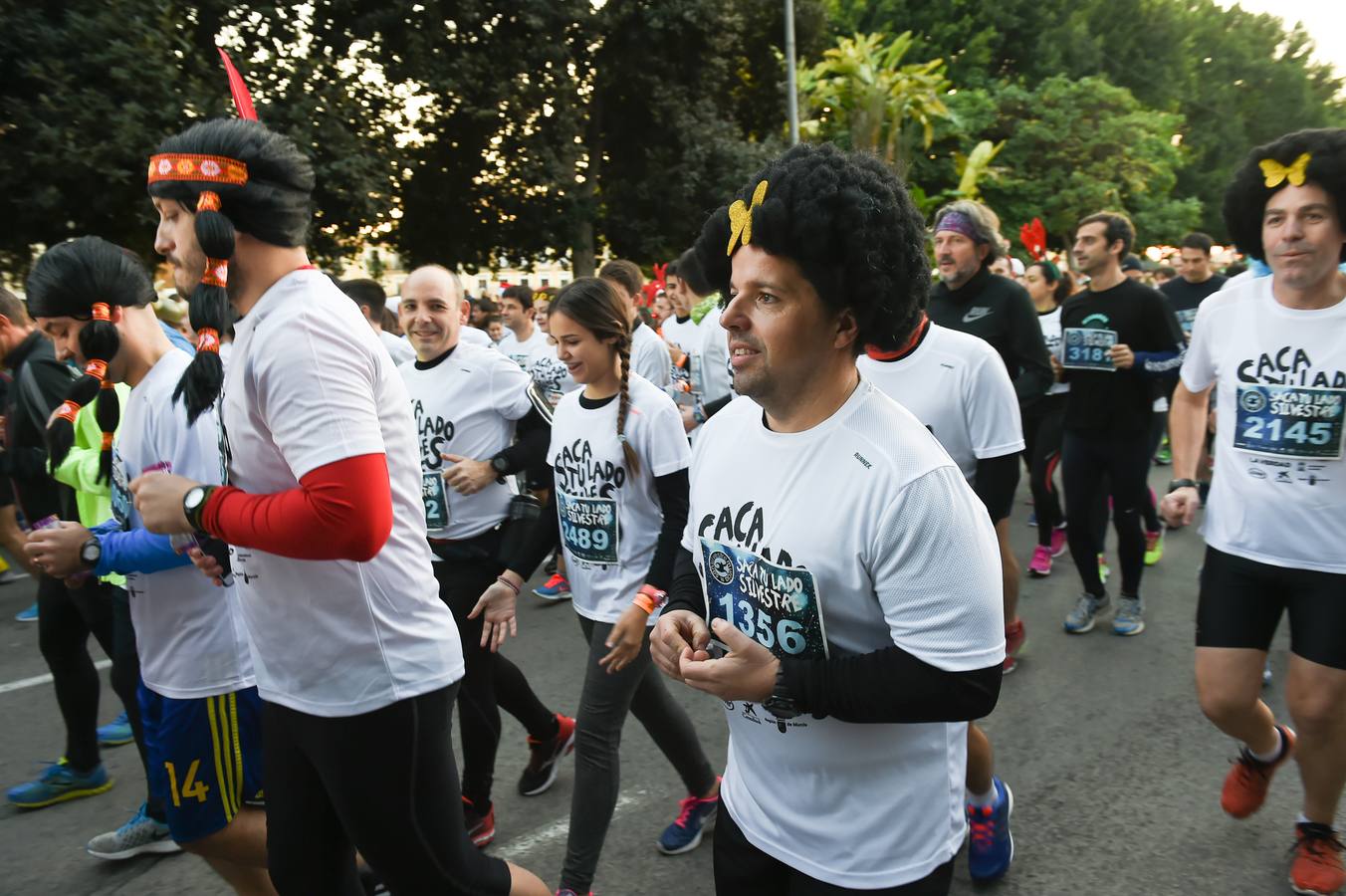 Comenzando la carrera con alegría