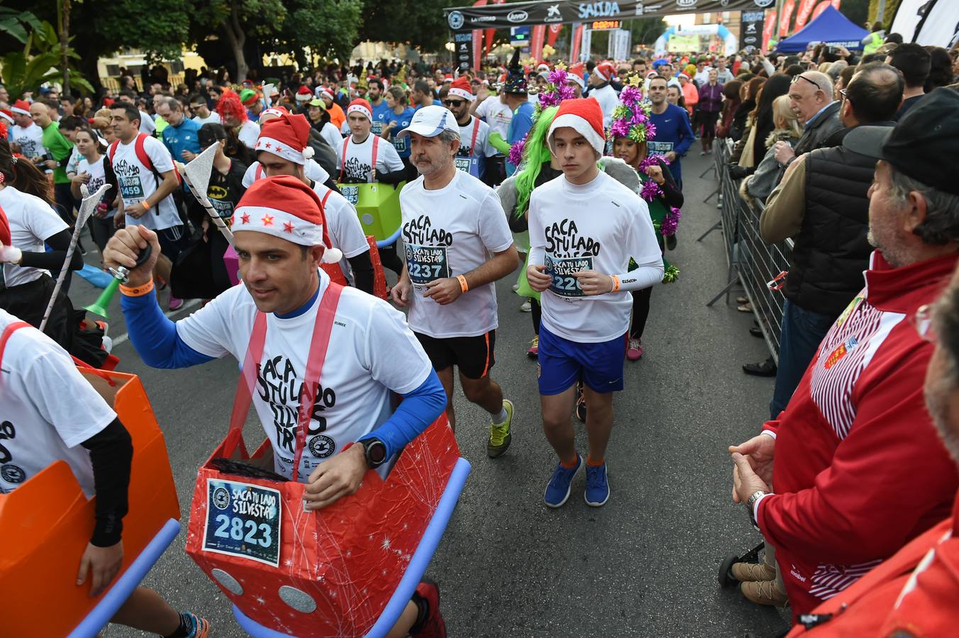 Comenzando la carrera con alegría