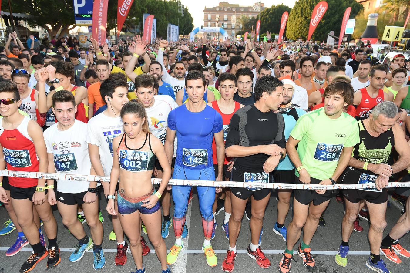 Comenzando la carrera con alegría