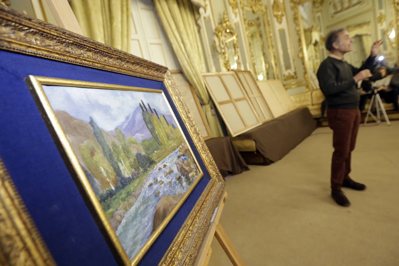 Pedro cano repasa su vida con siete obras