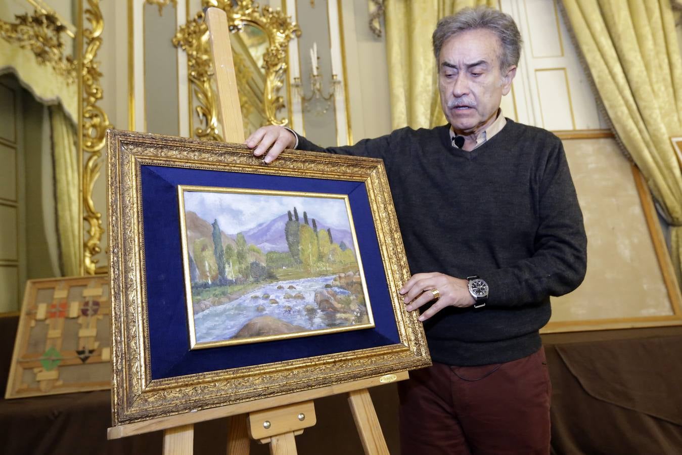 Pedro cano repasa su vida con siete obras