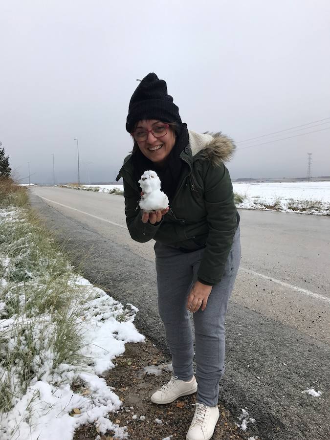 Al pie de la carretera en el Puerto de la Cadena