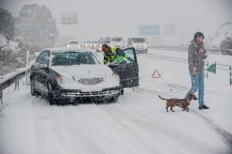 La ola de frío circula por el Puerto de la Cadena