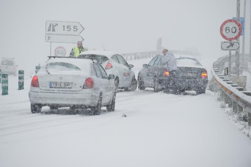 La ola de frío circula por el Puerto de la Cadena