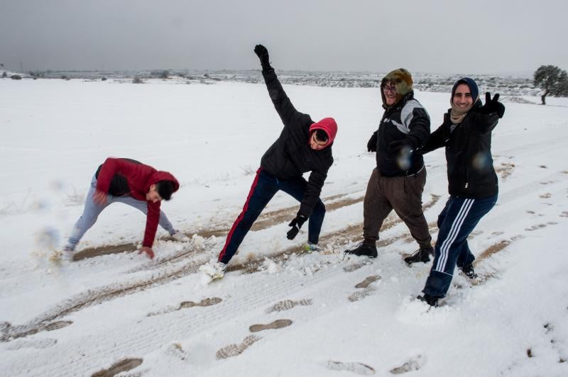 La ola de frío circula por el Puerto de la Cadena