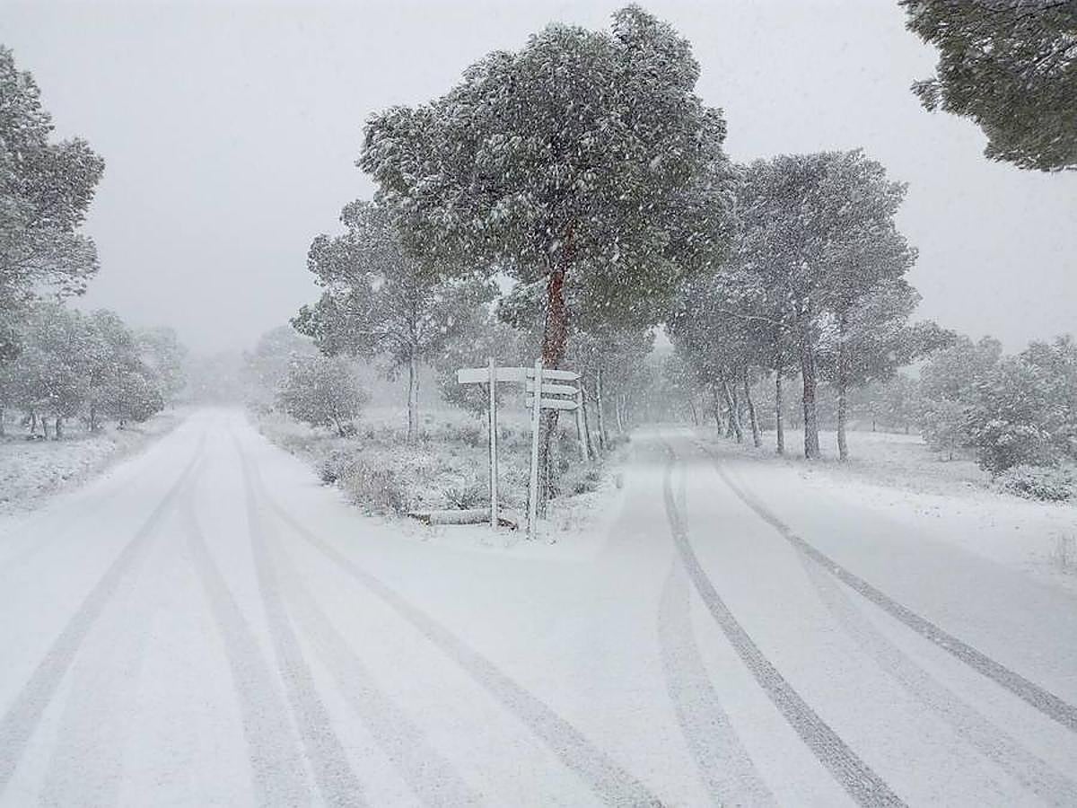 Los caminos de subida a la sierra de Santa Ana.