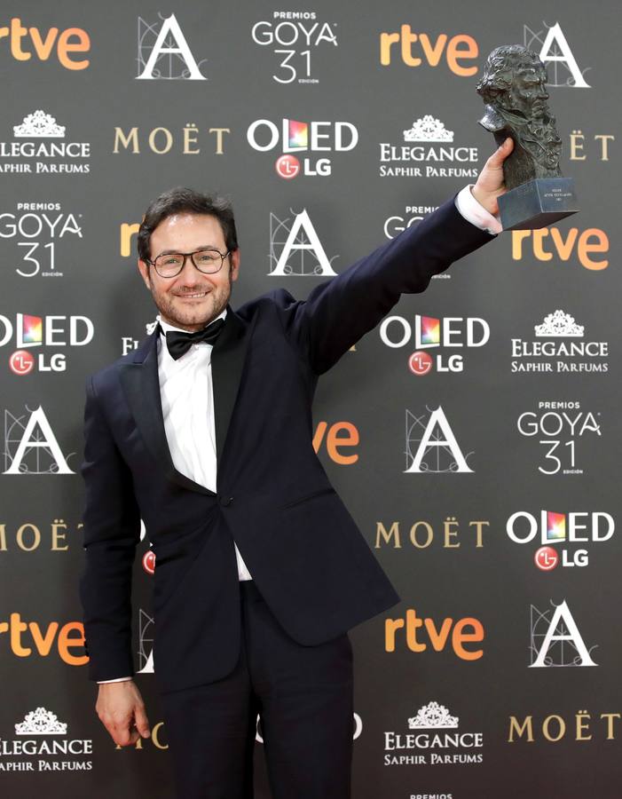 Carlos Santos, premio Goya 2017 al Mejor Actor Revelación