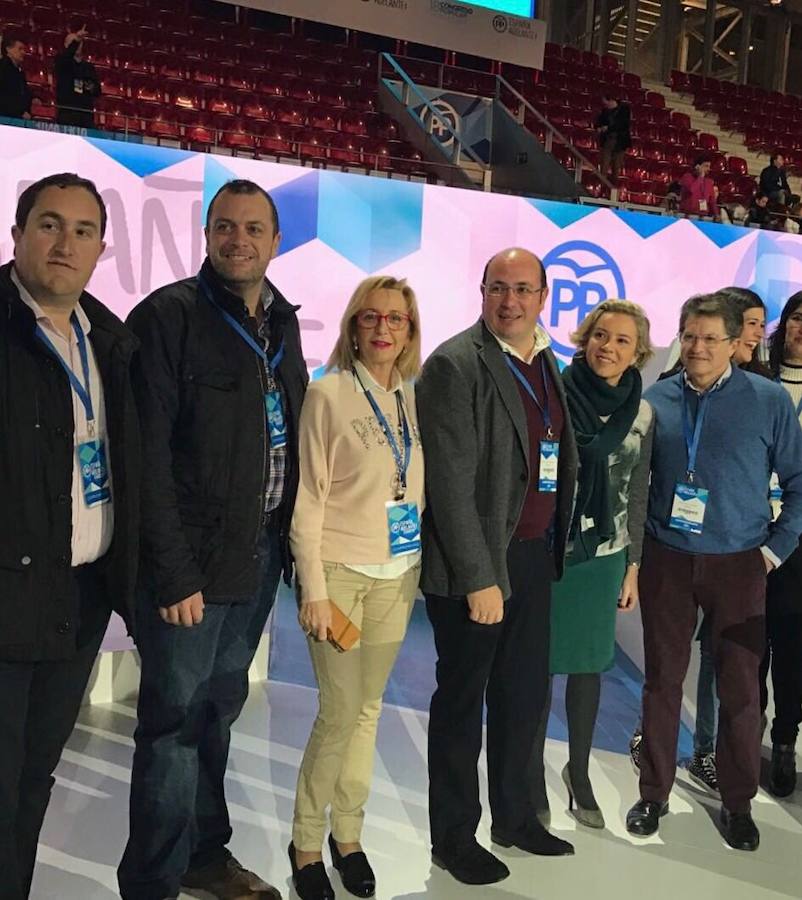 Los populares murcianos arropan a Pedro Antonio Sánchez en su intervención