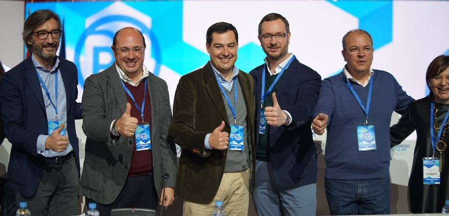 Los populares murcianos arropan a Pedro Antonio Sánchez en su intervención
