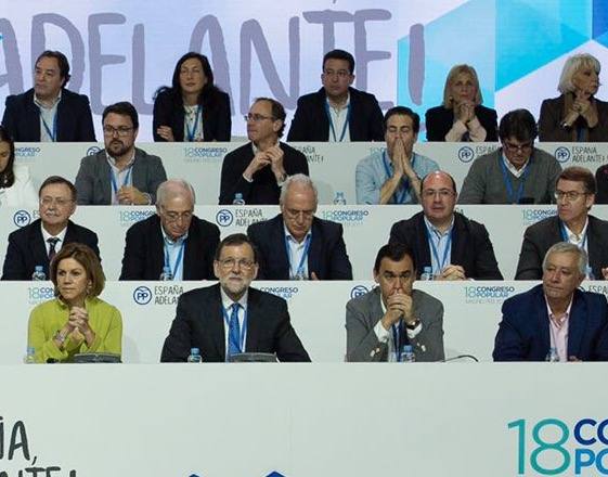 Los populares murcianos arropan a Pedro Antonio Sánchez en su intervención