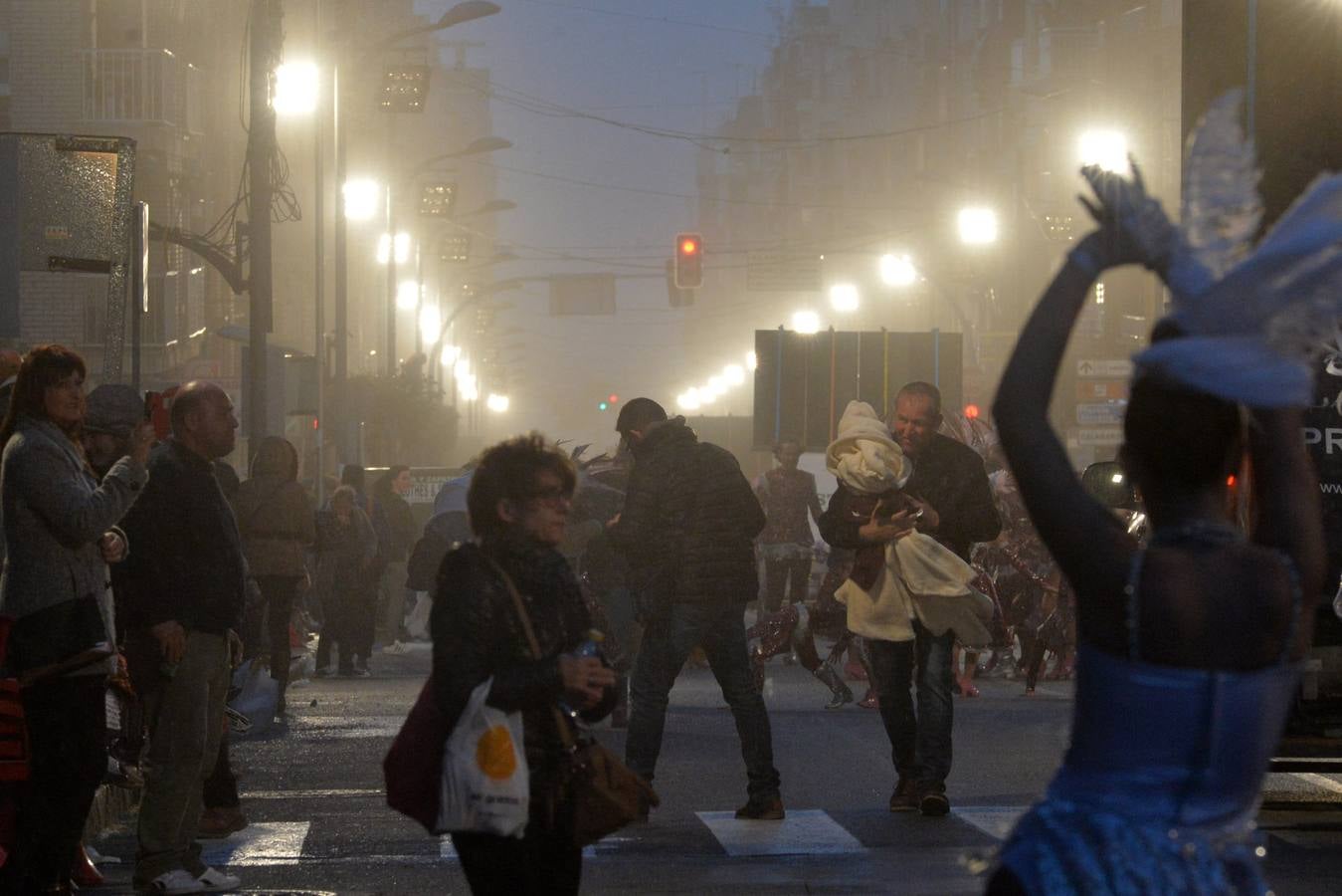 Don Carnal no puede con la lluvia