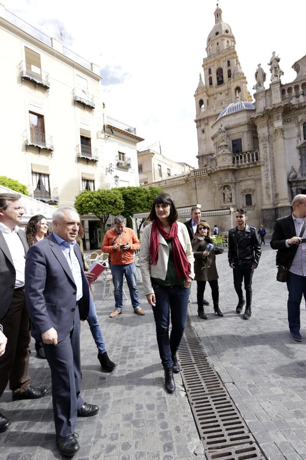 Acto de presentación del equipo de Patxi López en la Región de Murcia