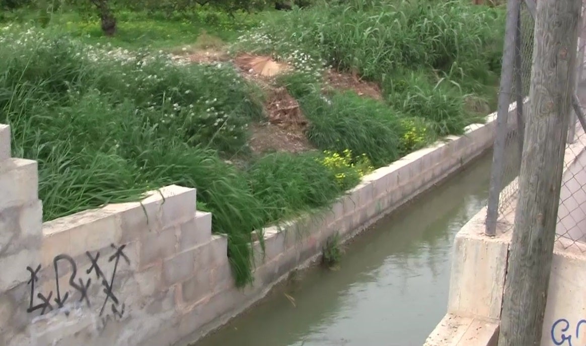 Acequia de Alfatego, en la pedanía murciana de Guadalupe