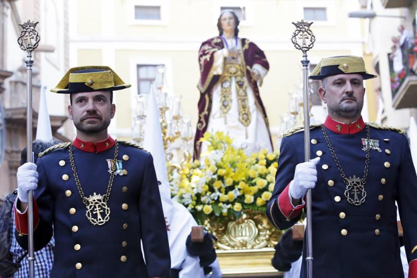 El Cristo de la Salud impone solemnidad en las calles de Murcia